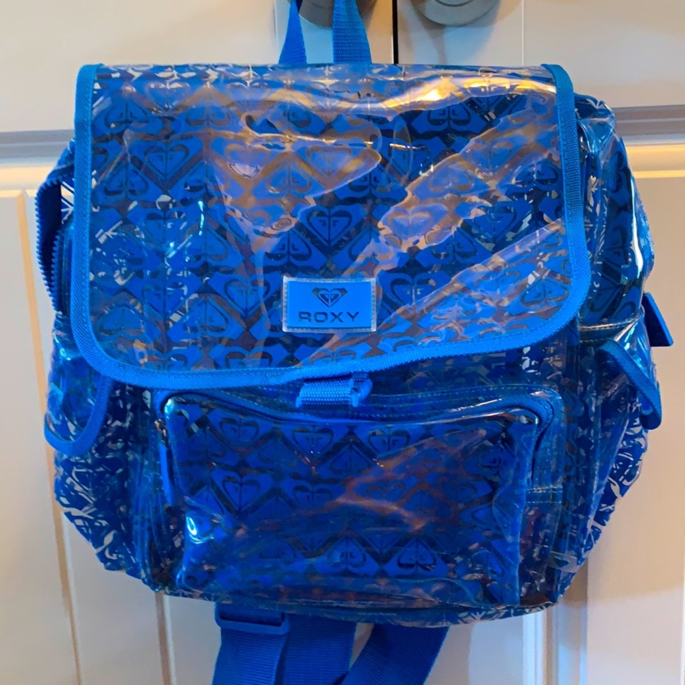 ROXY Backpack blue/transparent mint condition